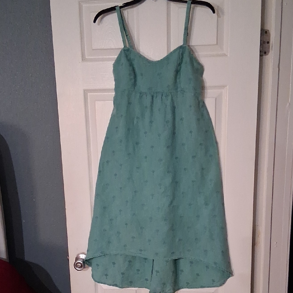 Tommy Bahama Teal Embroidered Dress